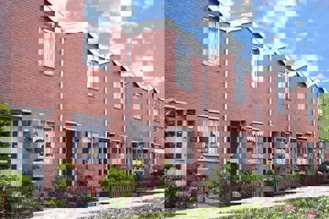 Straat in Landsmeer.