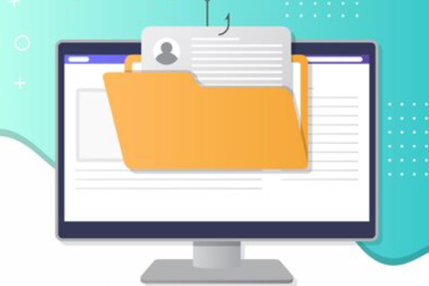 Animatie van een computer. 