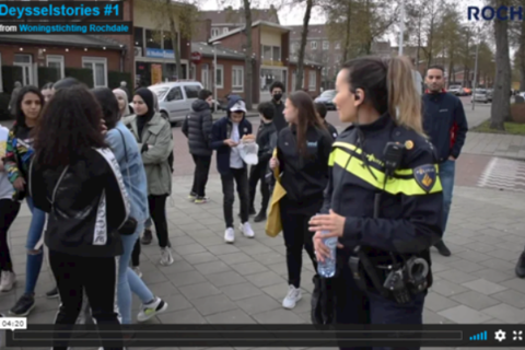 Screenshot van filmpje van Deysselstories.