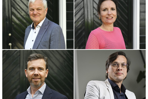 Foto van nieuwe directie team