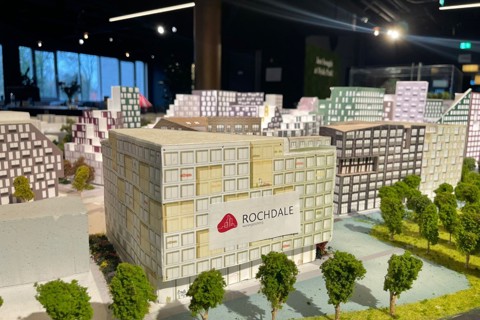 Foto van maquette van Hydepark