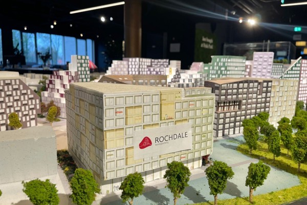 Foto van maquette van Hydepark