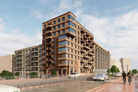 Impressieschets amstelkwartier