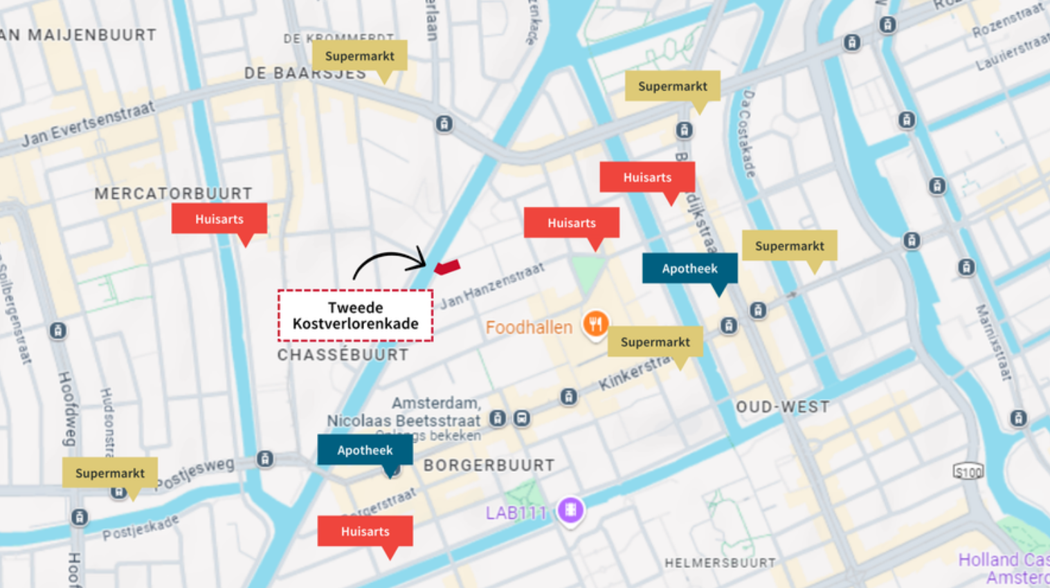 Google maps screenshot