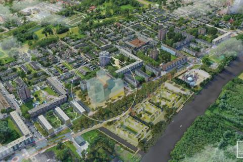 Impressie schets Poort van Zaandam-Oost